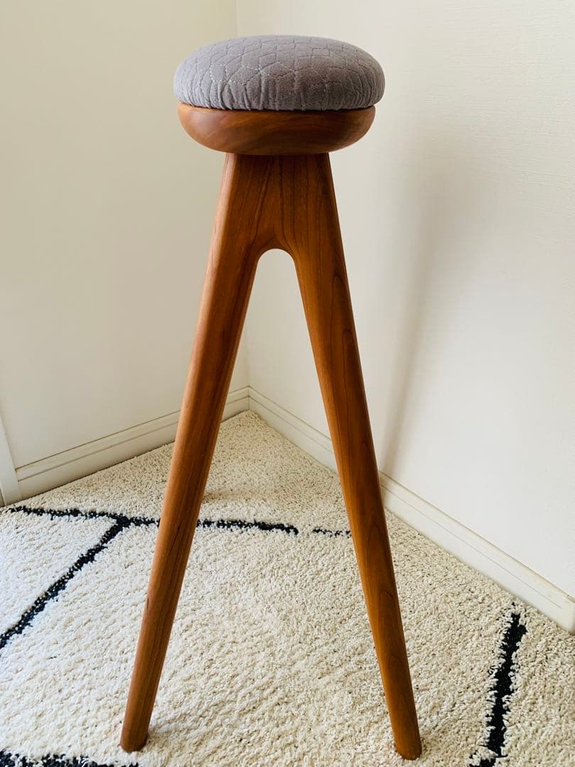 ナガノインテリア キッチンスツール ハイチェア チェリー SC338