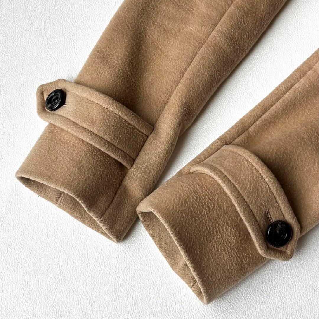 BLUE LABEL CRESTBRIDGE ロングコート　ウール混　ファー