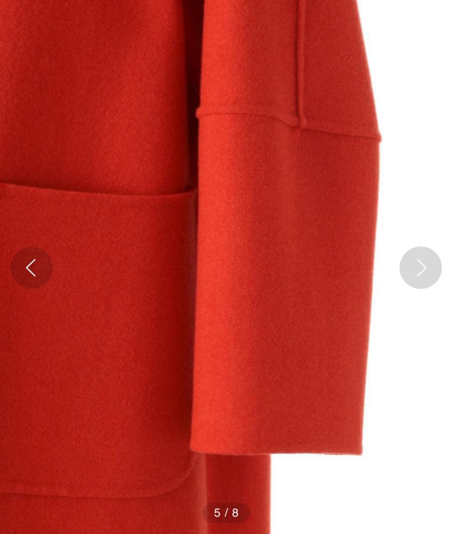 【Drawer】即完売したウールカシミヤ ノーカラーコート