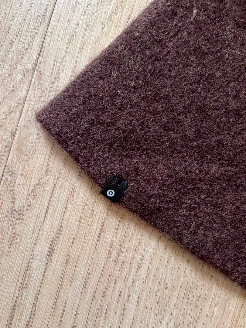 cecilie telle ハイネック　ポンチョ　ブラウン