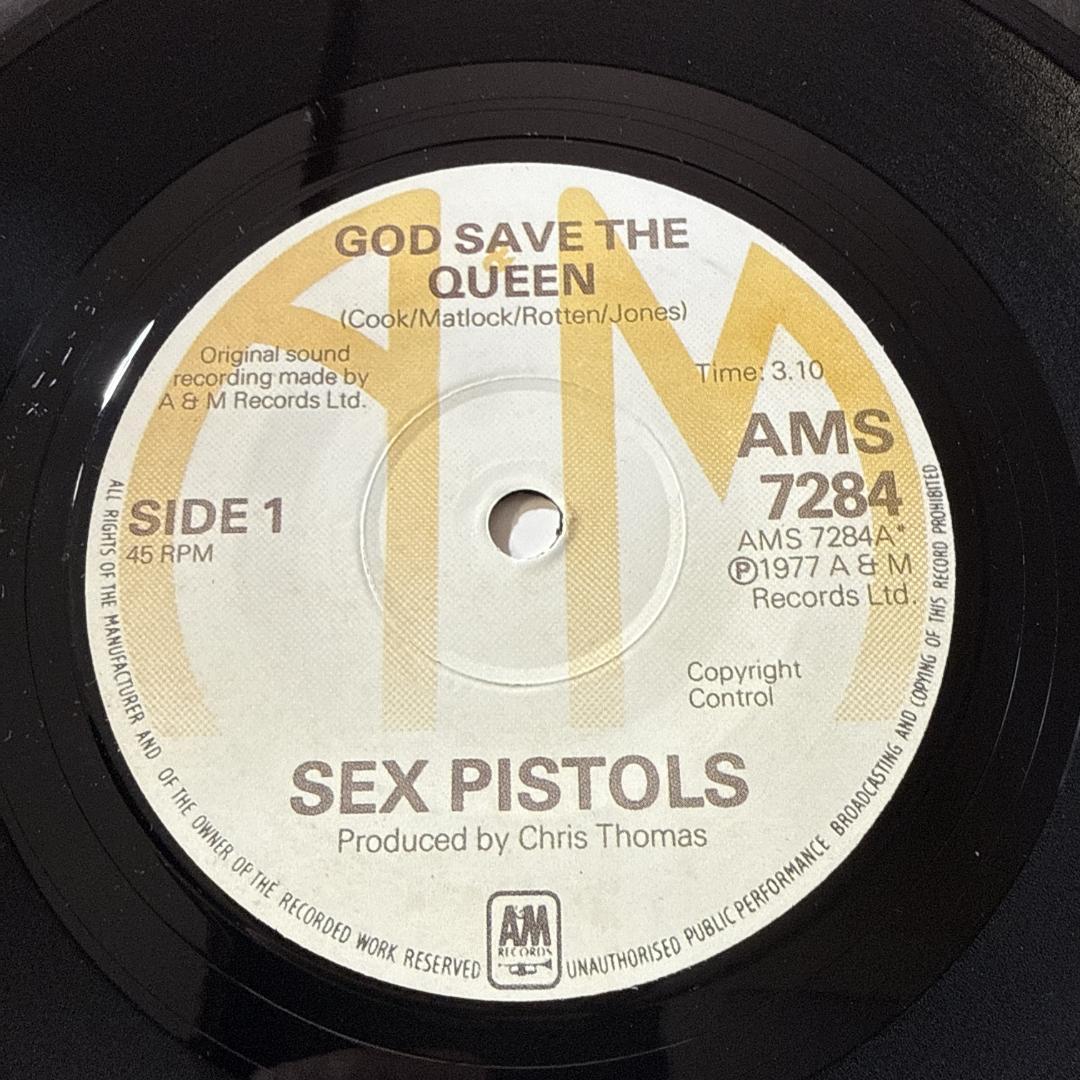 Sex Pistols☆A&M 発禁 UK REPRO 7″☆鬼クソ激レア盤