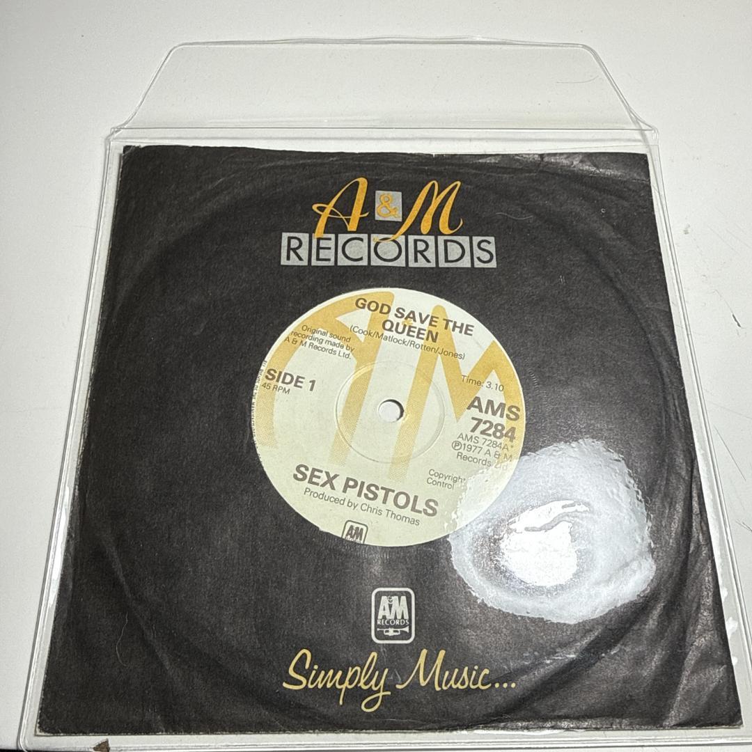 Sex Pistols☆A&M 発禁 UK REPRO 7″☆鬼クソ激レア盤