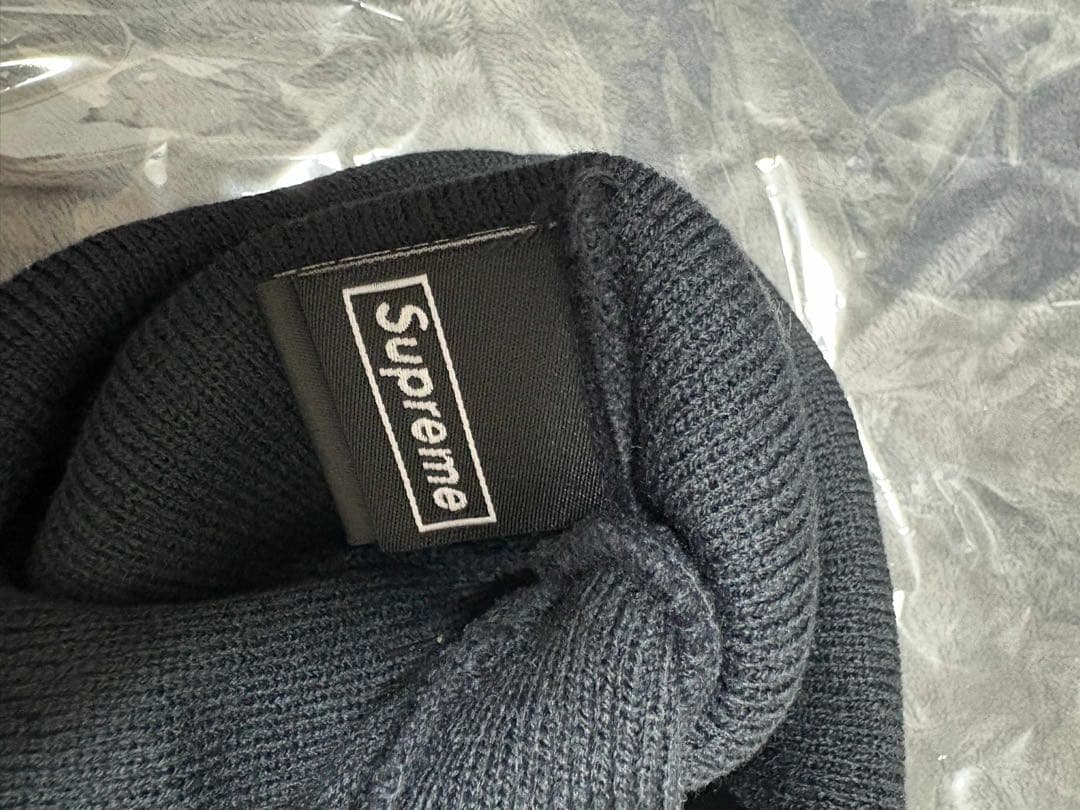 帽子 Supreme x New Era BoxLogoBeanie black