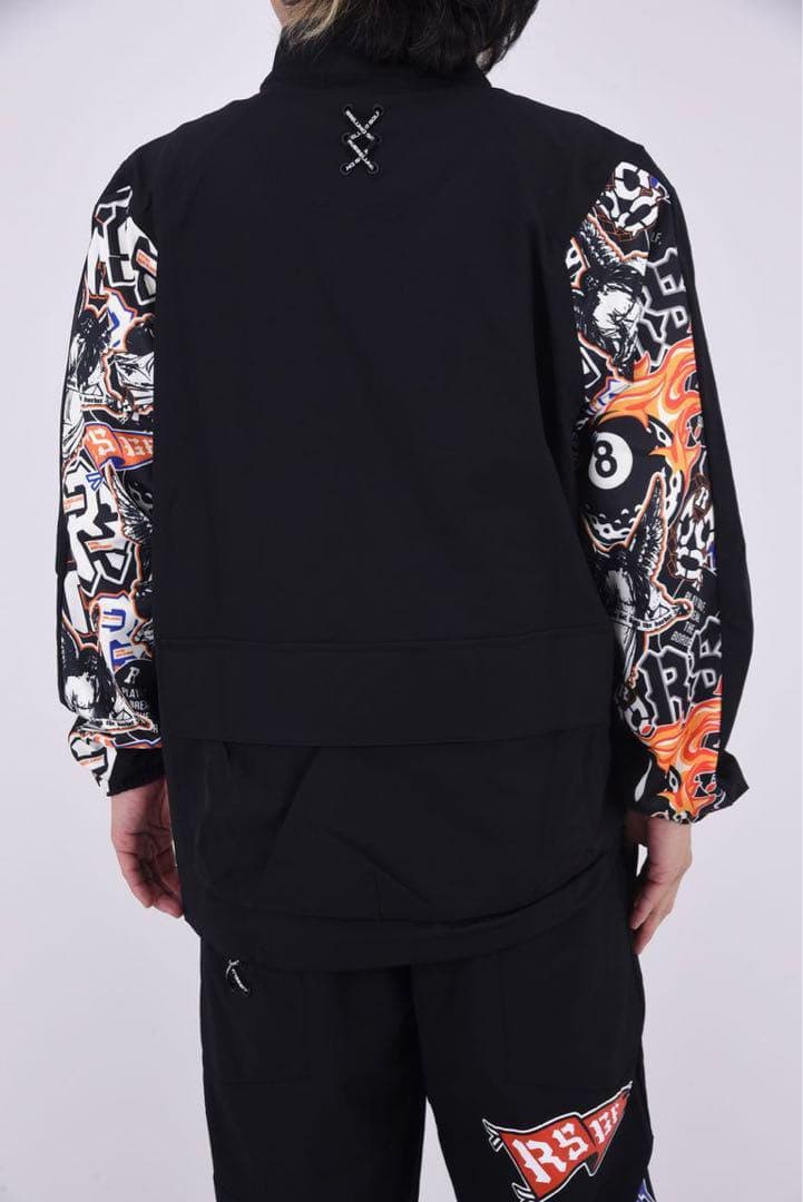 ラッセルノ ゴルフ ハーフジップ プルオーバー セットアップ ブラック L 5