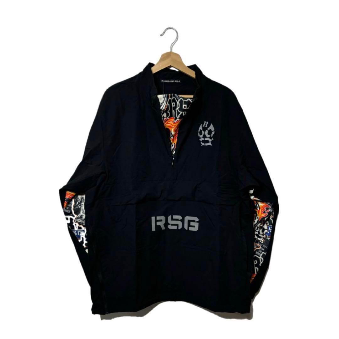 ラッセルノ ゴルフ ハーフジップ プルオーバー セットアップ ブラック L 5