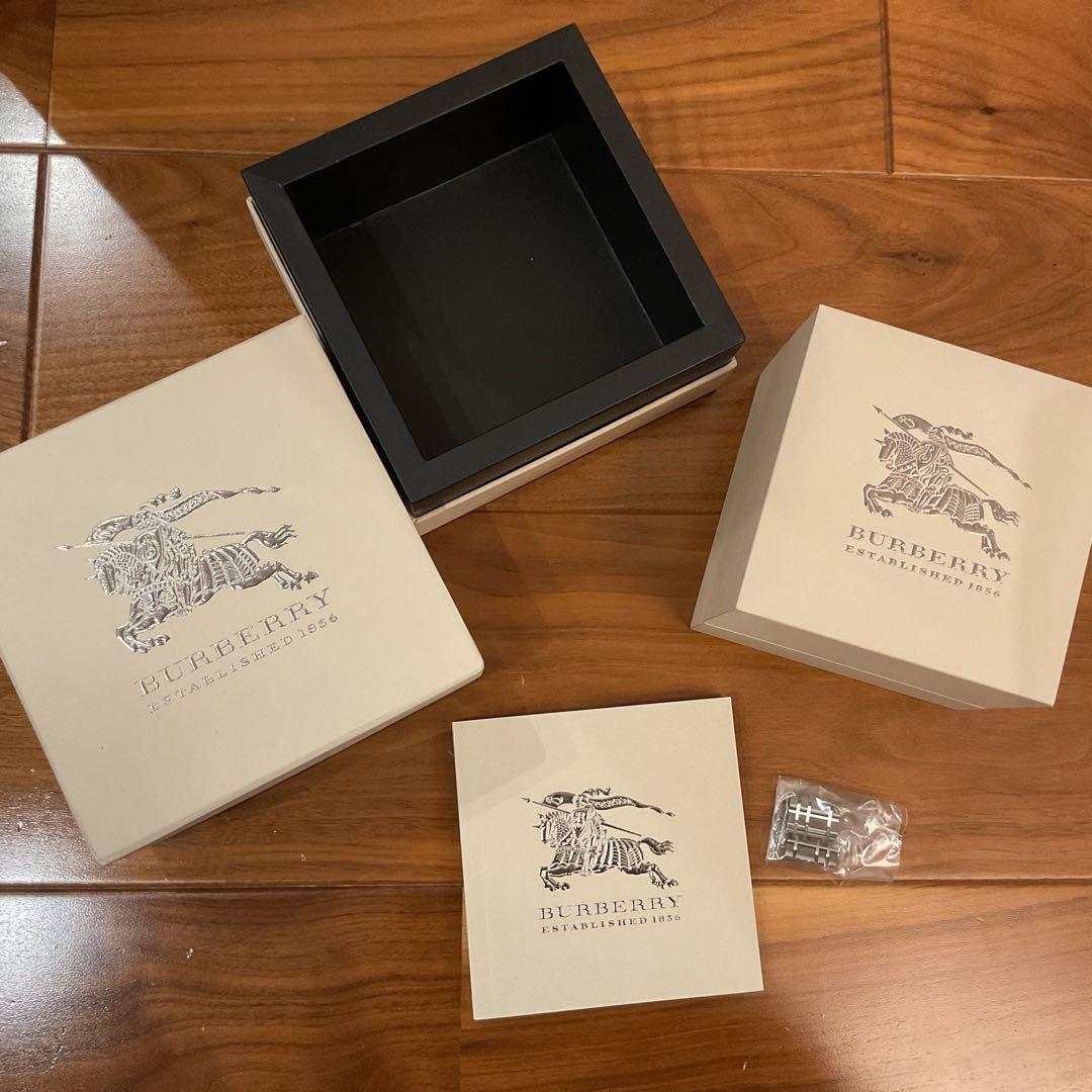 BURBERRY BU1360 ネイビー　（箱ありコマ付き）
