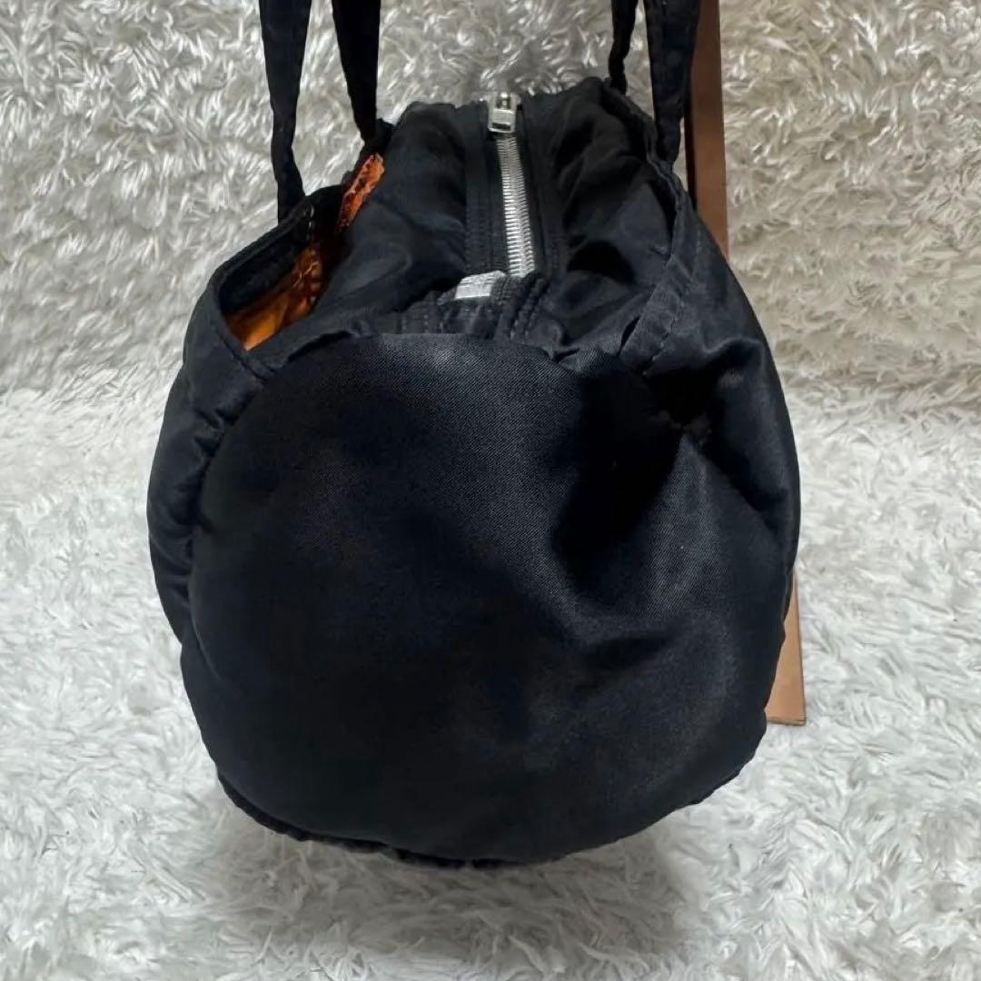 美品 PORTER タンカー ミニボストン ドラムバッグ ロール S 黒