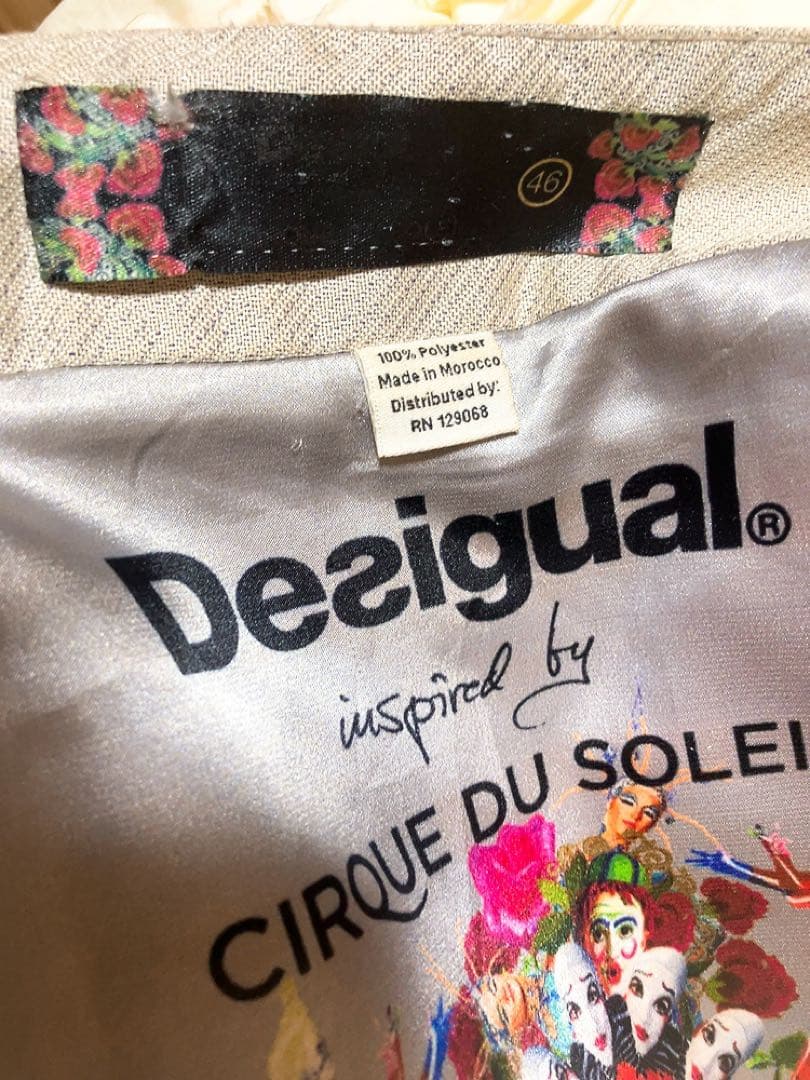 Desigual × シルクドソレイユ コラボ 刺繍コート大きいサイズ