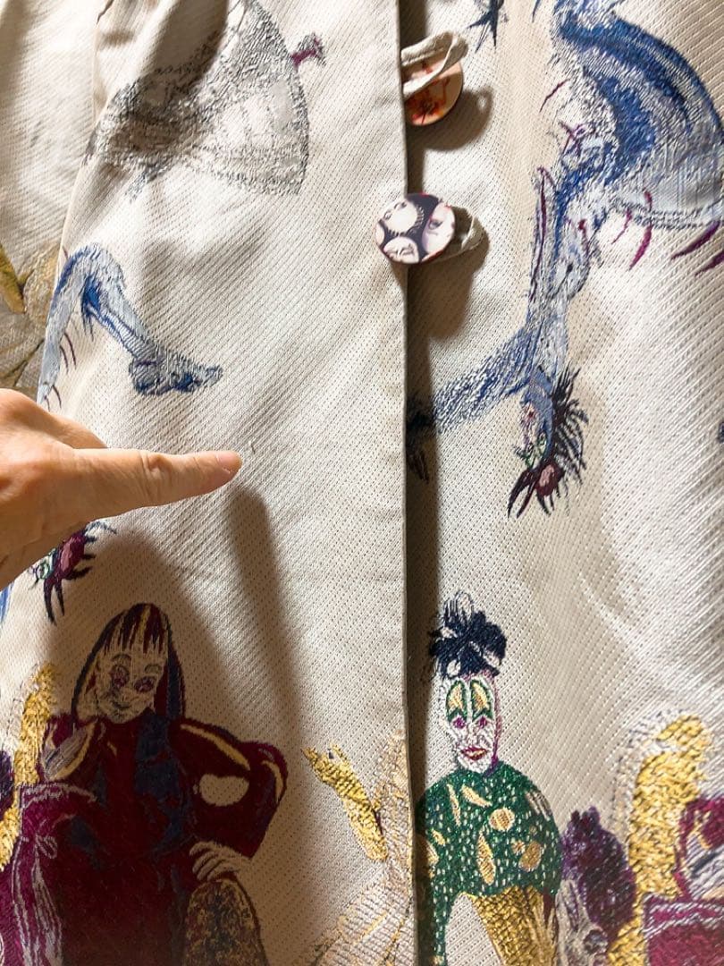 Desigual × シルクドソレイユ コラボ 刺繍コート大きいサイズ