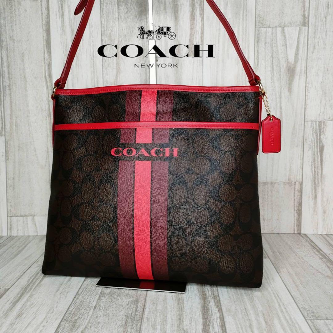 45 COACH コーチ　シグネチャー　ショルダーバッグ