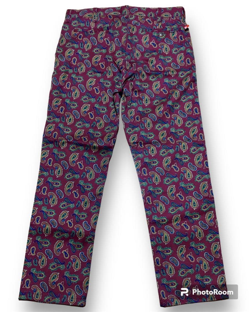 新品未使用 3本セット Supreme Paisley Work Pants