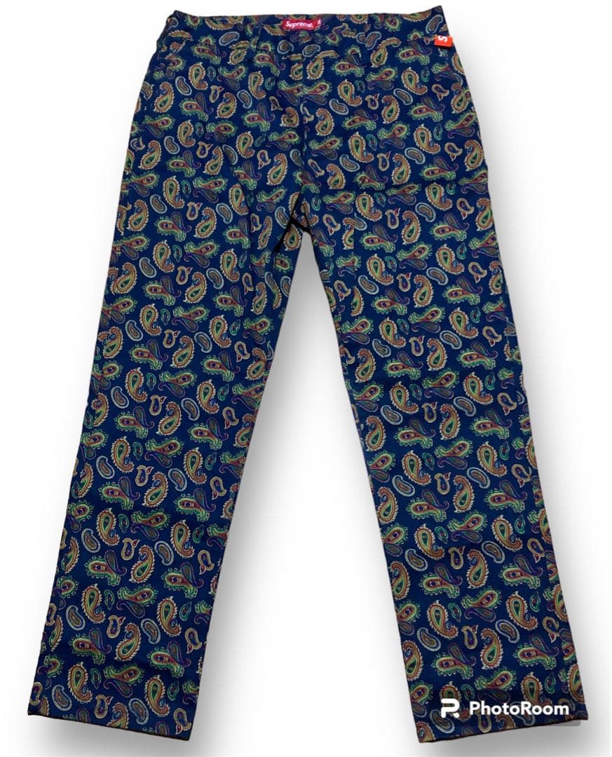 新品未使用 3本セット Supreme Paisley Work Pants