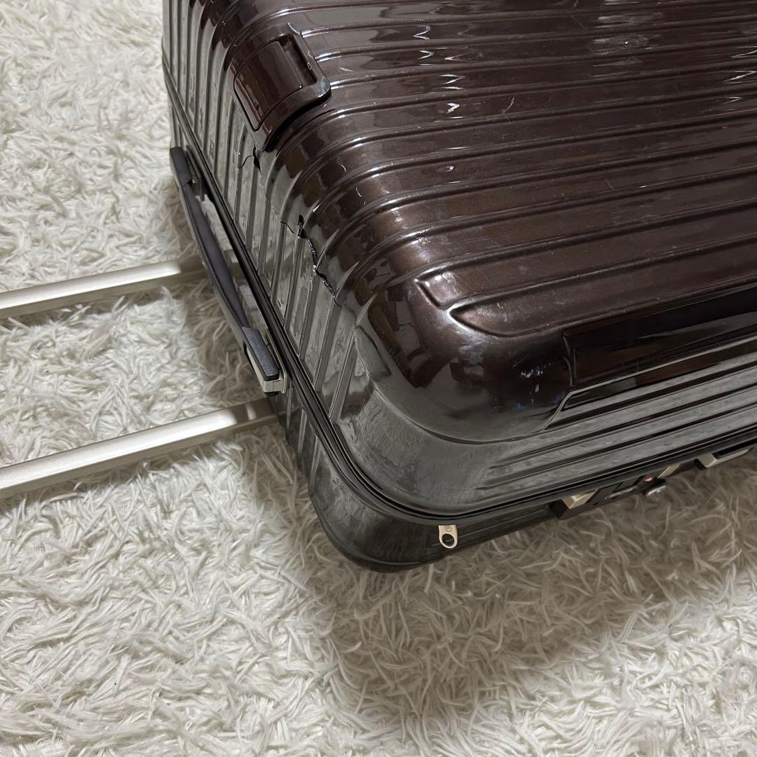 訳あり✨RIMOWA サルサ 4輪 キャリーケース スーツケース 旅行 ブラウン