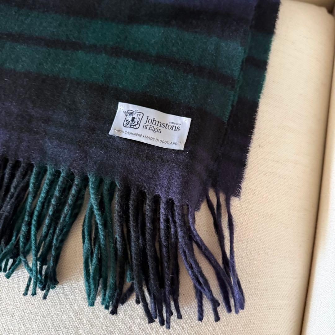 Johnstons of Elgin 大判カシミヤストール