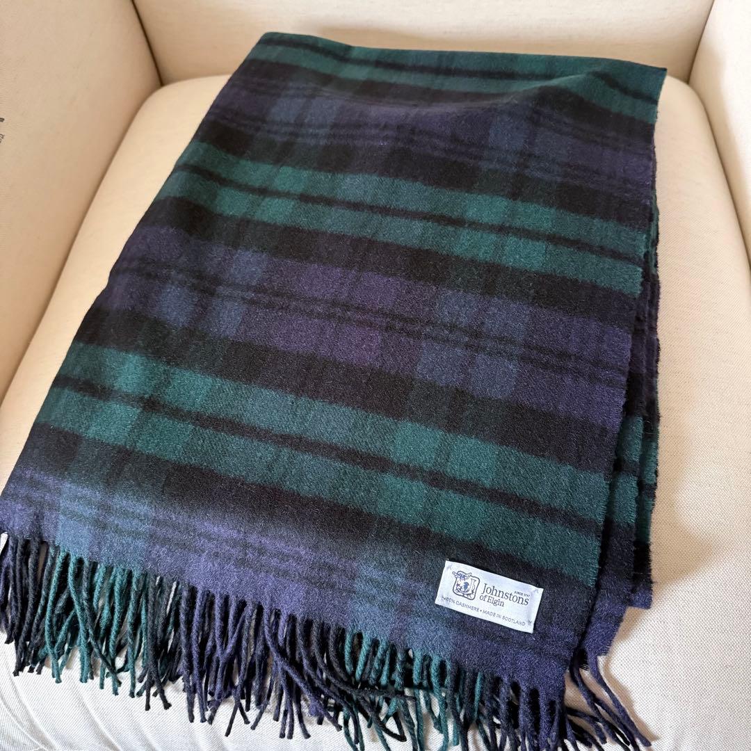 Johnstons of Elgin 大判カシミヤストール