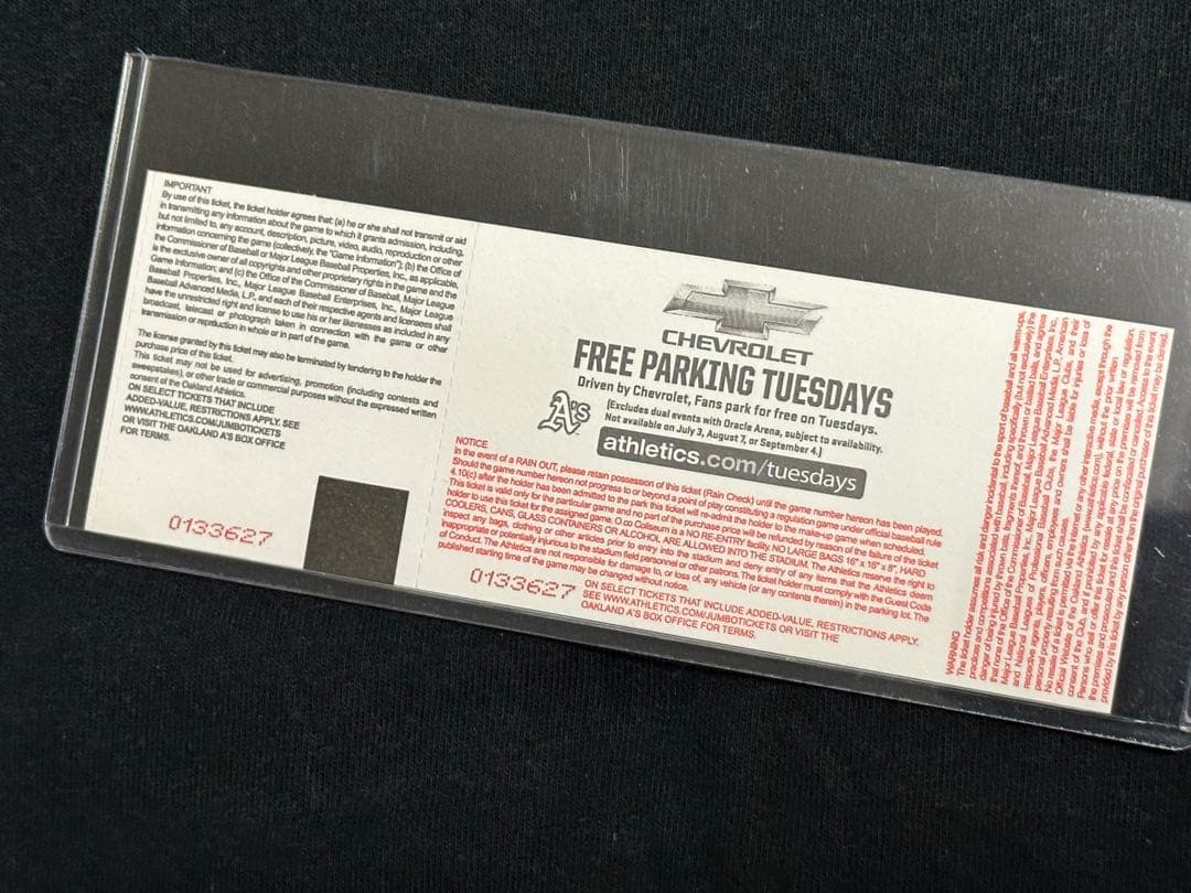 【超レア入手困難】大谷翔平選手　2018年4月1日メジャー初勝利　チケット