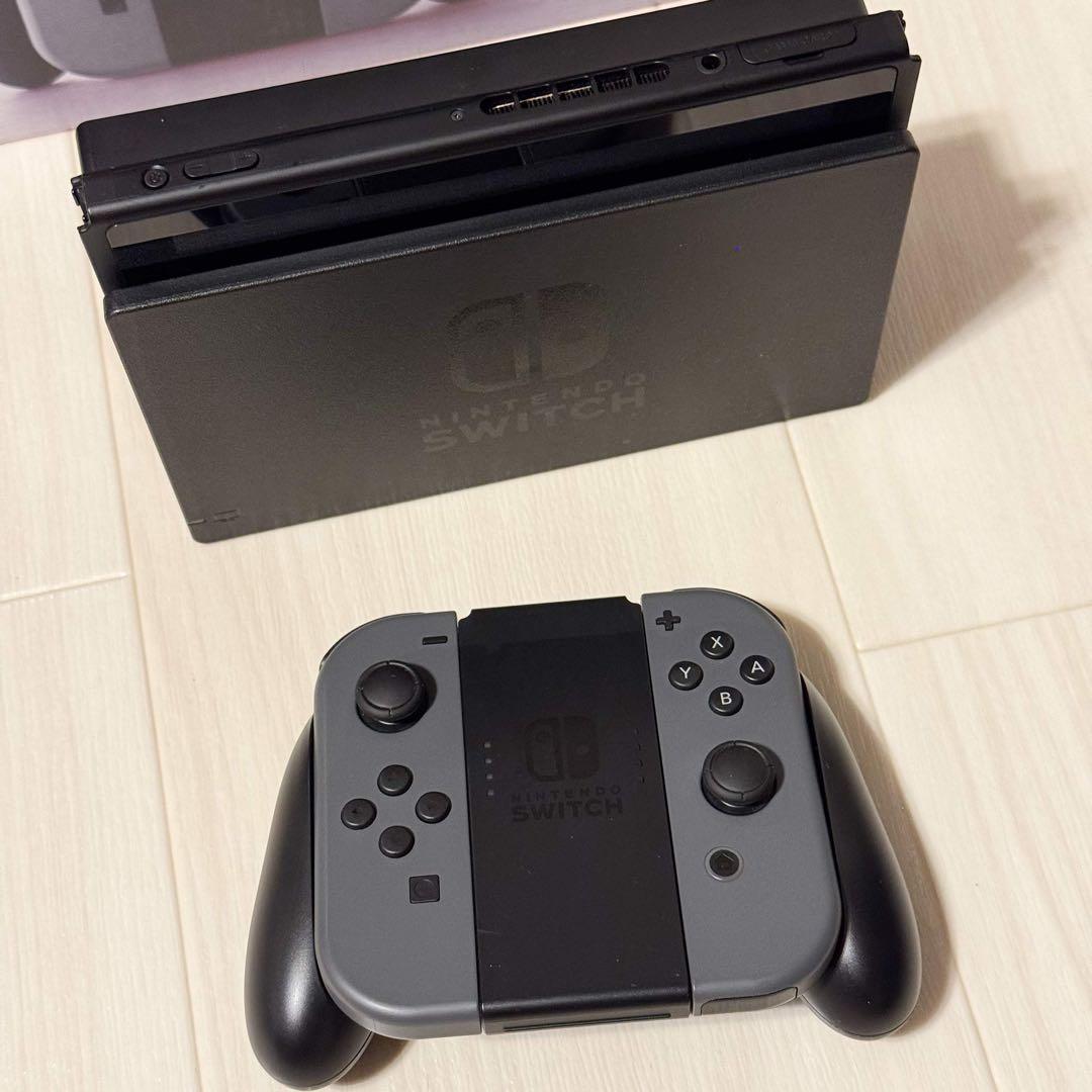 Nintendo Switch 本体 グレー［HAC-001・箱付き］