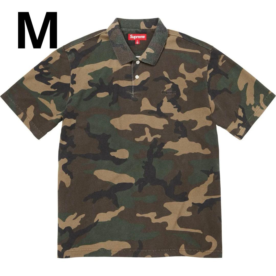 Supreme Washed Camo Polo Mサイズ