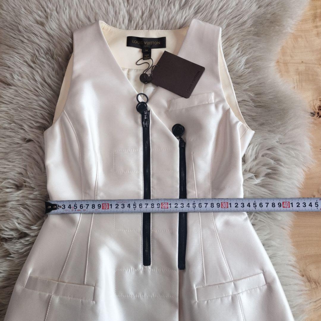 未使用 LOUIS VUITTON 2016 ルイヴィトン シルク ベスト