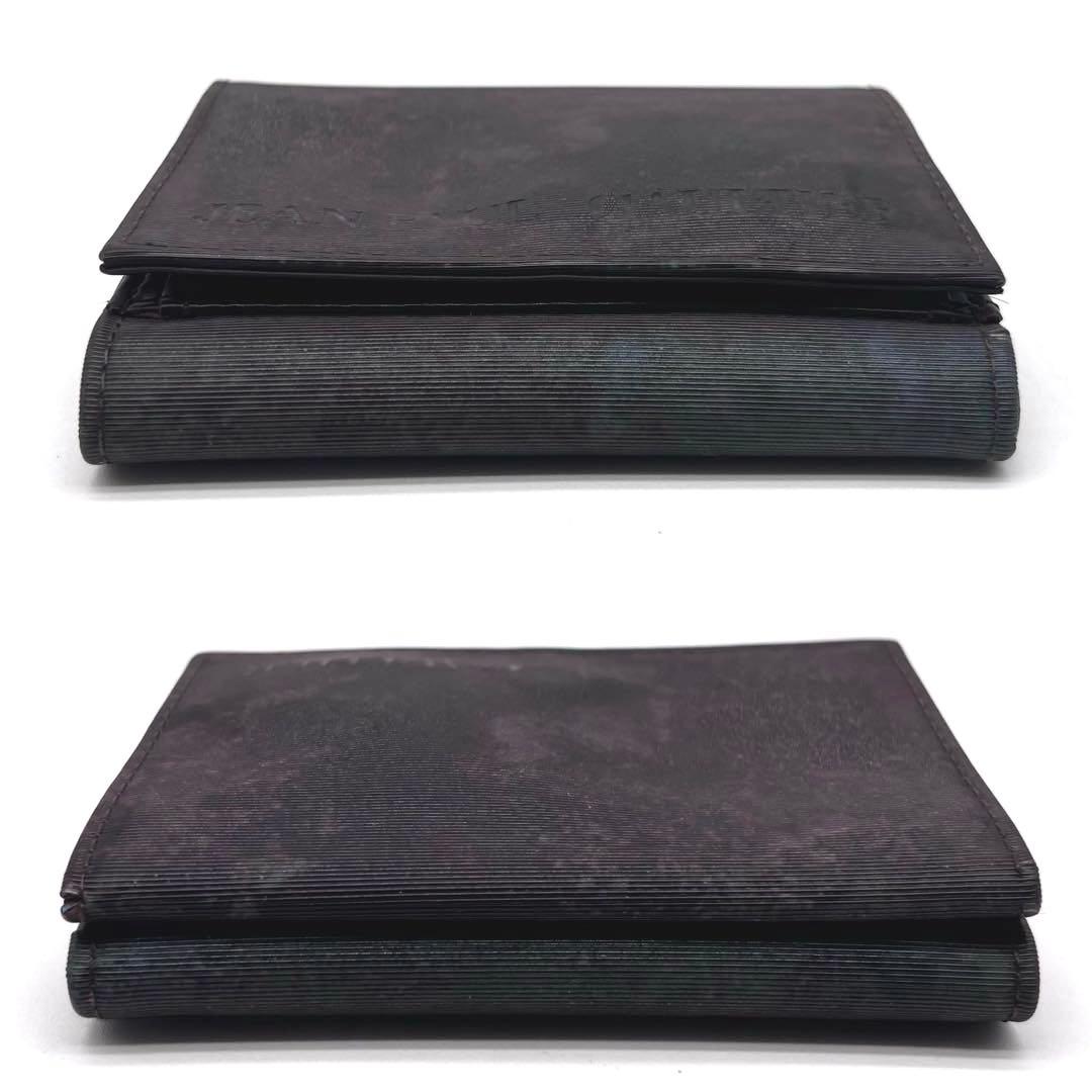 ✨希少✨ジャンポールゴルチエ　Vサイバー　二つ折り財布　玉虫色　archive