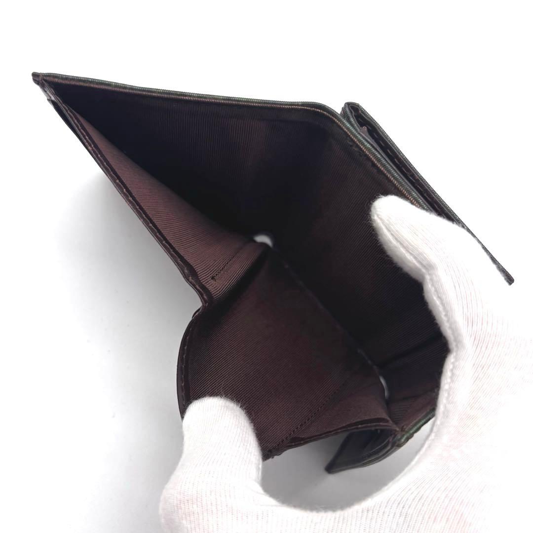 ✨希少✨ジャンポールゴルチエ　Vサイバー　二つ折り財布　玉虫色　archive