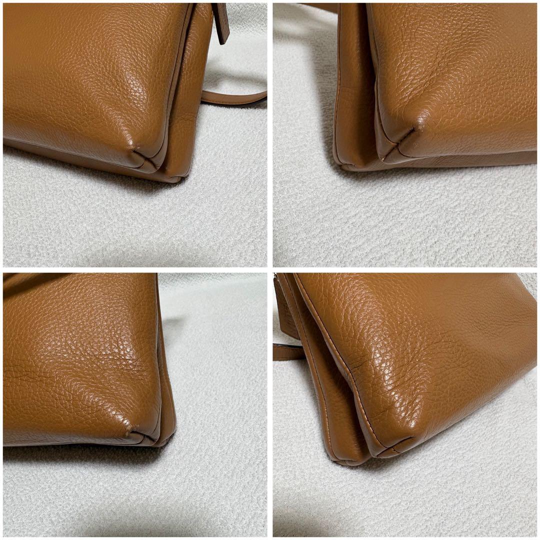 Coach コーチ　ショルダーバック　シボ革　F76645