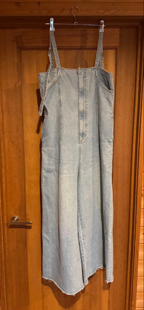 値下げ　ADAM ET ROPE　デニム　ロンパース　サロペット