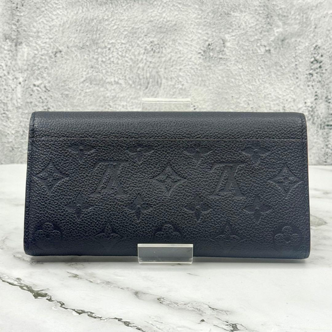 【美品】ルイヴィトン 長財布 アンプラント ポルトフォイユ サラ