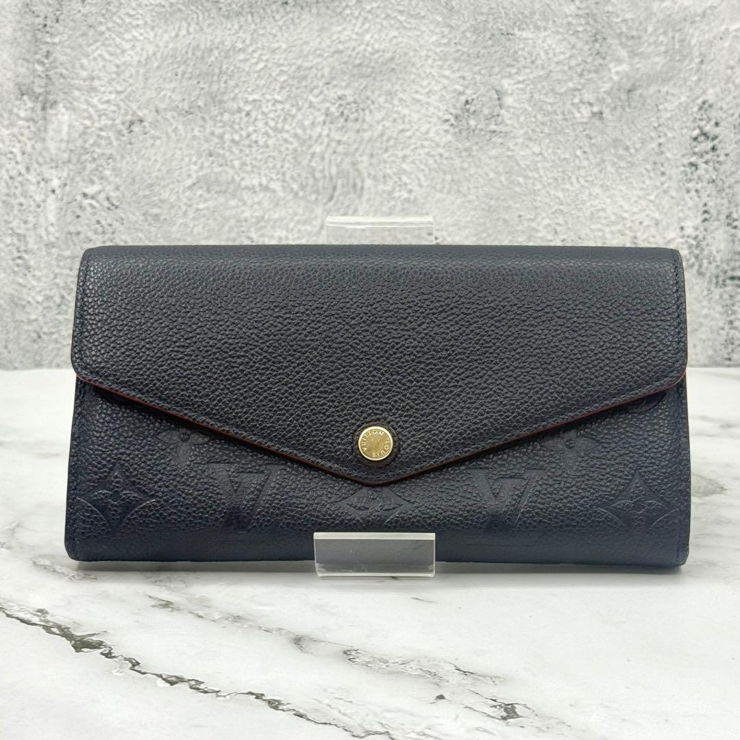 【美品】ルイヴィトン 長財布 アンプラント ポルトフォイユ サラ