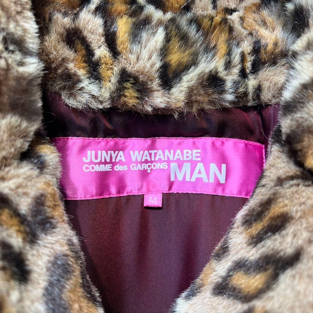 美品 04年製 ジュンヤワタナベ コムデギャルソンマン レオパード ジャケット
