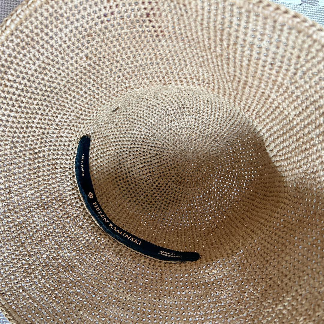 ヘレンカミンスキー　プロバンス　ラフィアハット　　ブラウン