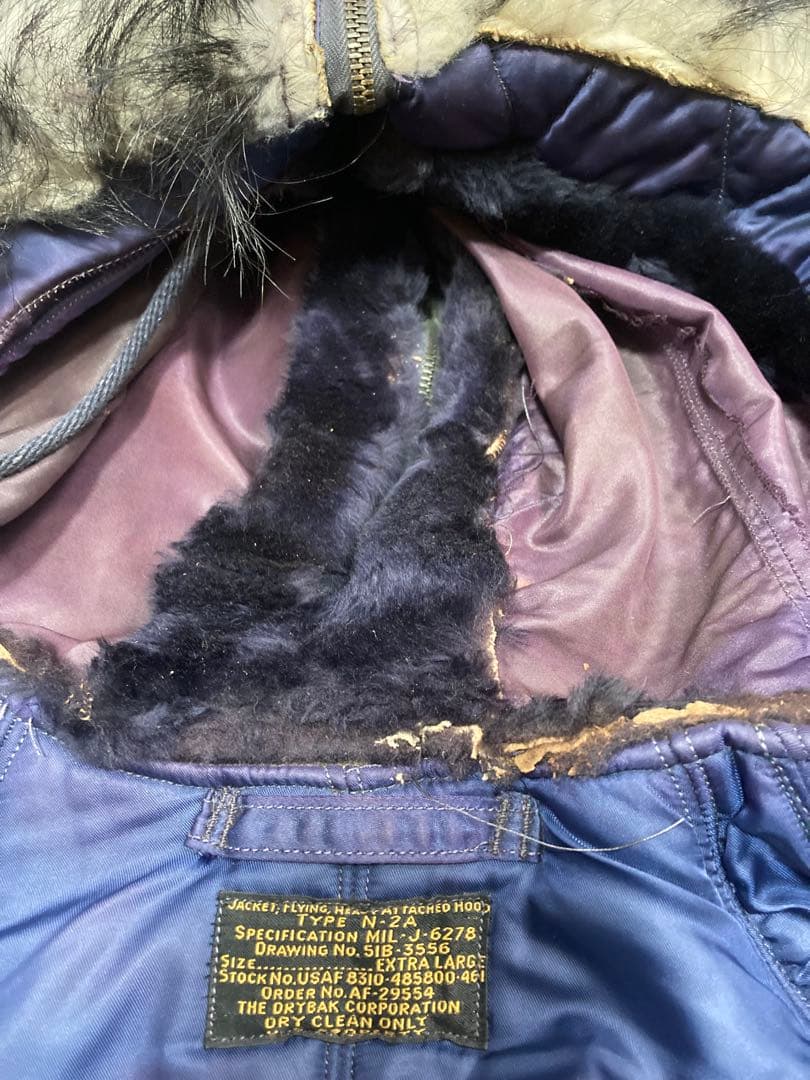 50s USAF N-2A フライトジャケット XL