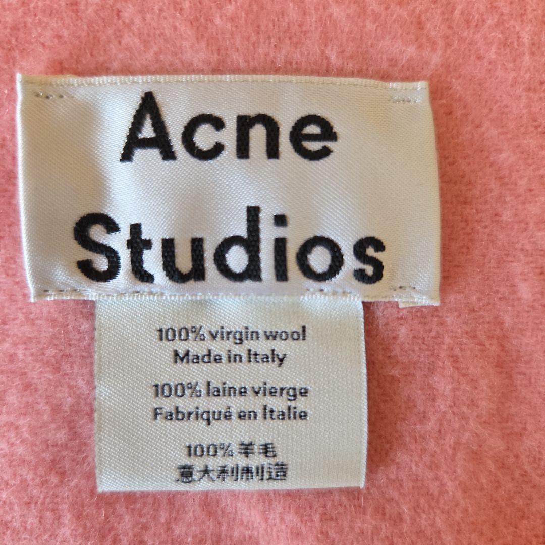 Acne Studios ピンク マフラー 200×70 cm