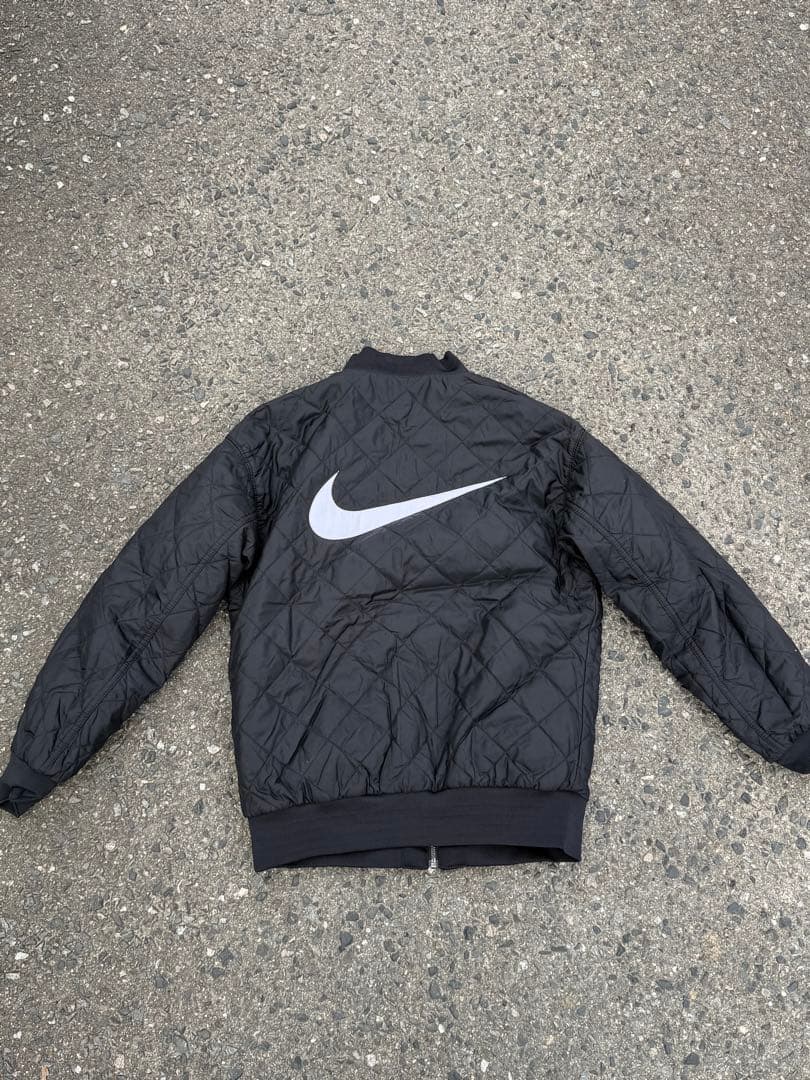 Nike ブラック MA-1 フライトジャケットNIKE 2way