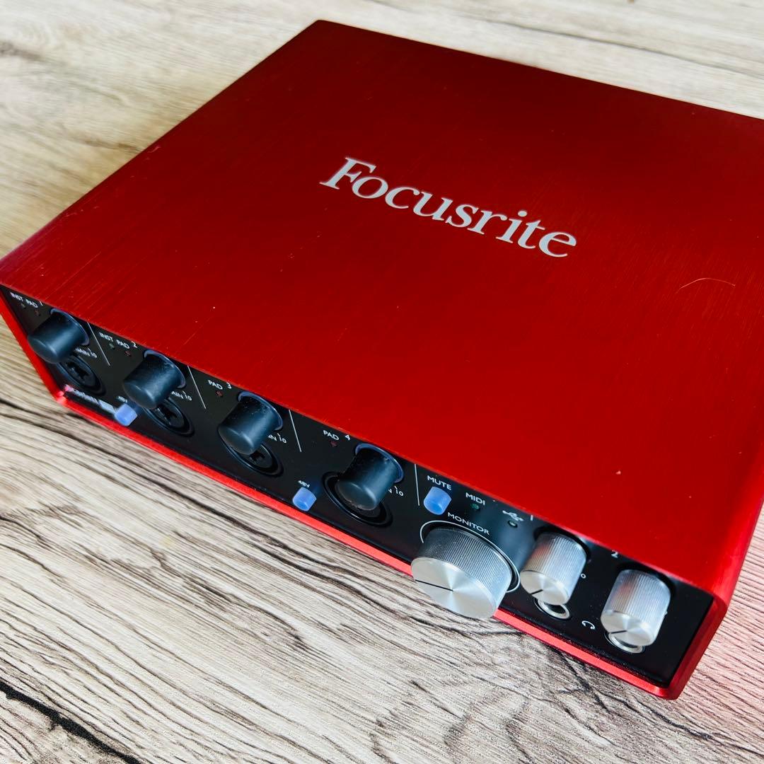 【箱付き】focusrite 18i8 gen2 オーディオインターフェース