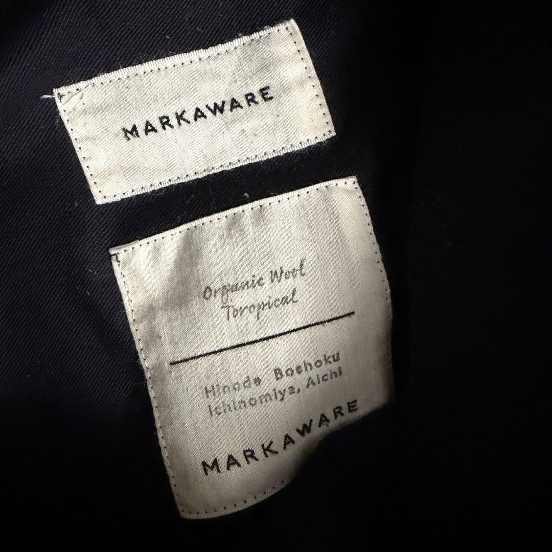 MARKAWARE スラックス　ブラック　トロピカルウール　サイズ2