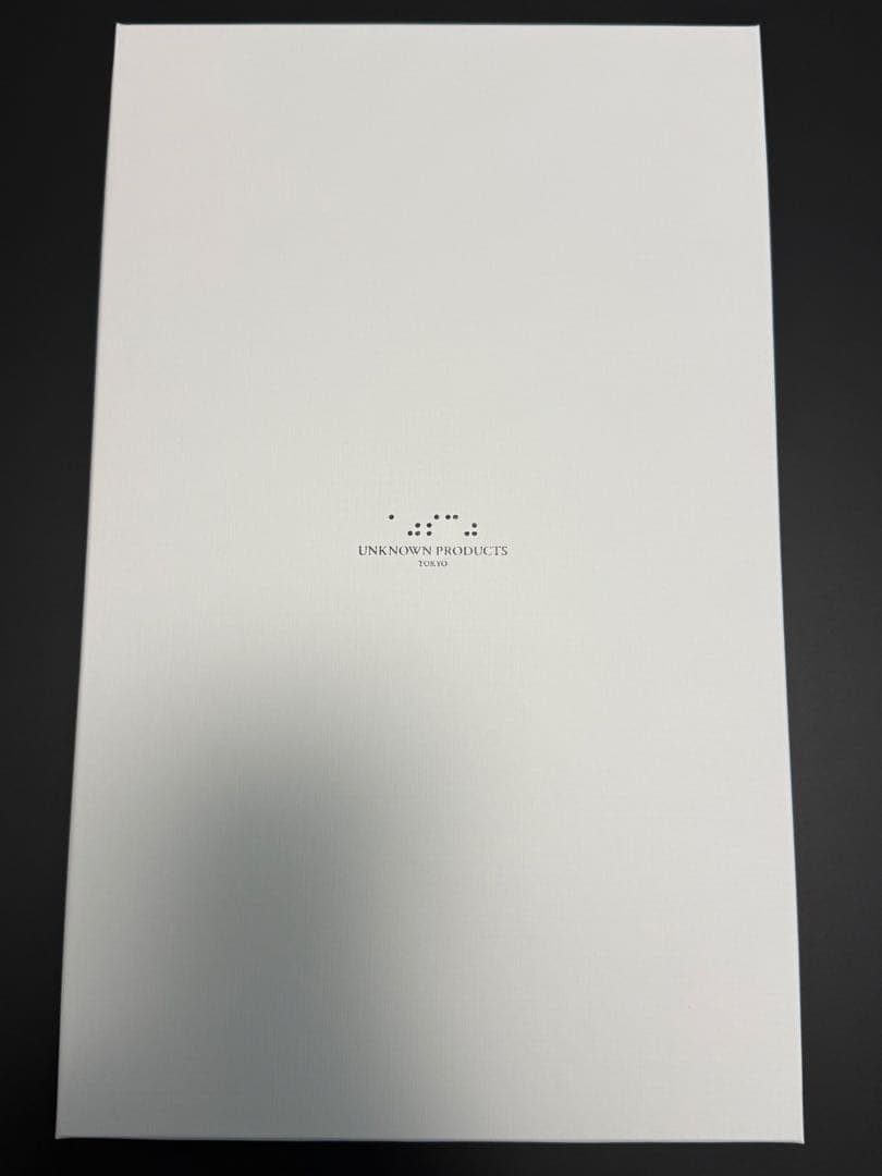 UNKNOWN PRODUCTS レザーペーパーバッグ(小) ブラックウォッチ柄