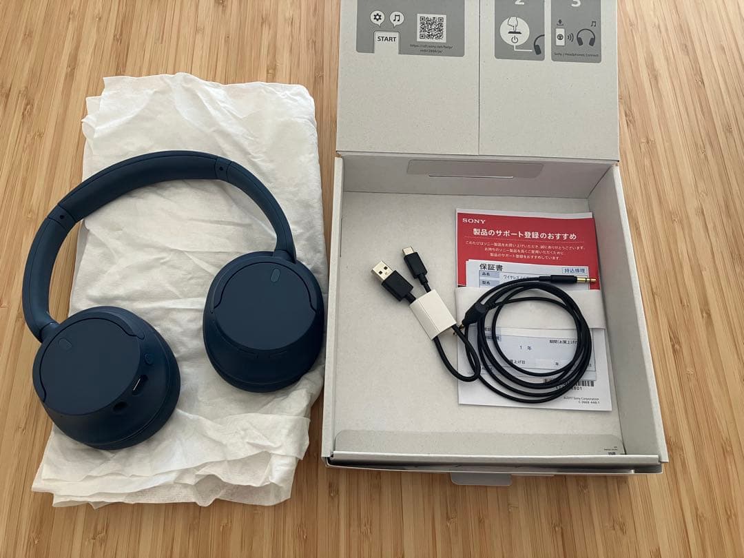 Sony WH-CH720N ブルー ワイヤレスヘッドホン