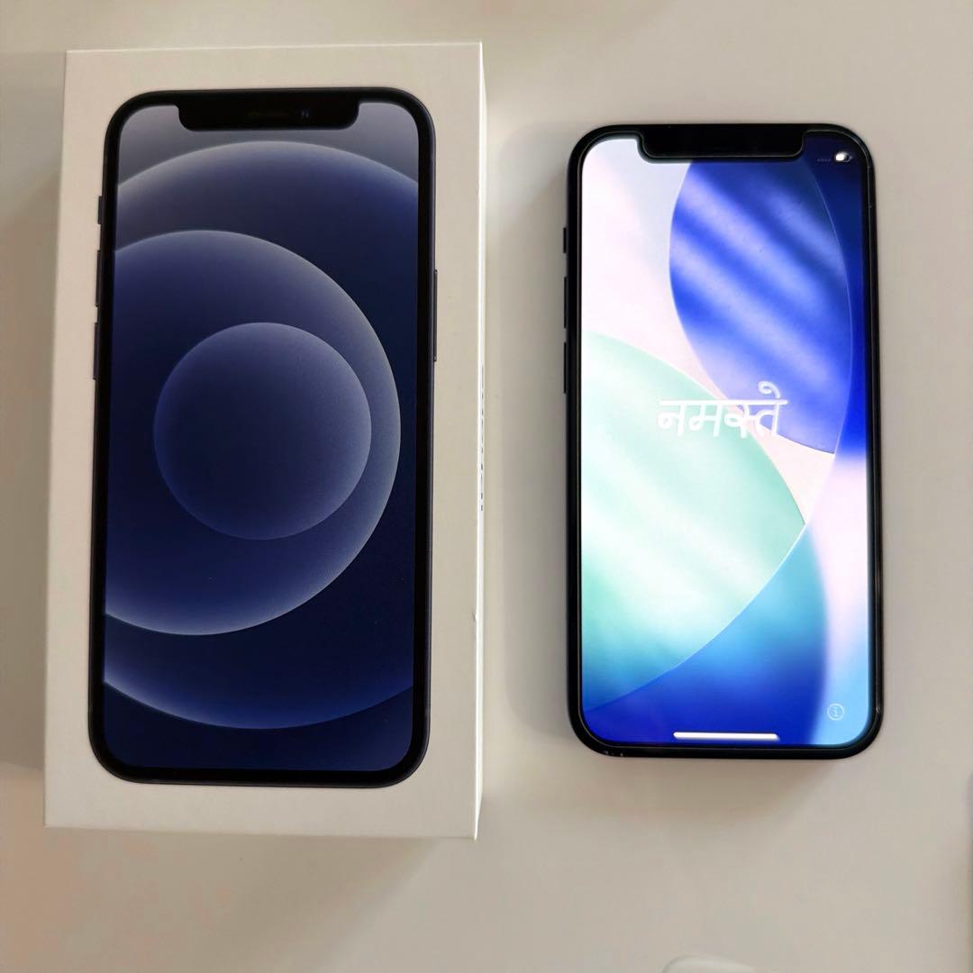 iPhone12 mini ブラック　64GB 初期化済み　SIMフリー