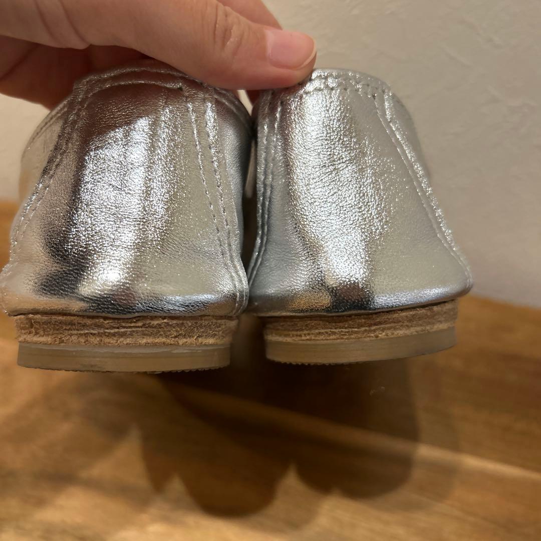 美品　Porselli × Steven Alan　ジャズシューズ　シルバー