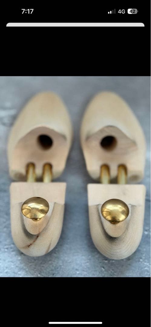 純正CROCKETT&JONES　SHOE　TREE サイズ7-7.5