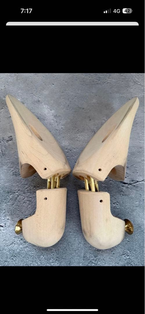 純正CROCKETT&JONES　SHOE　TREE サイズ7-7.5