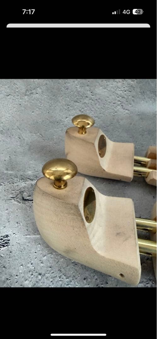 純正CROCKETT&JONES　SHOE　TREE サイズ7-7.5