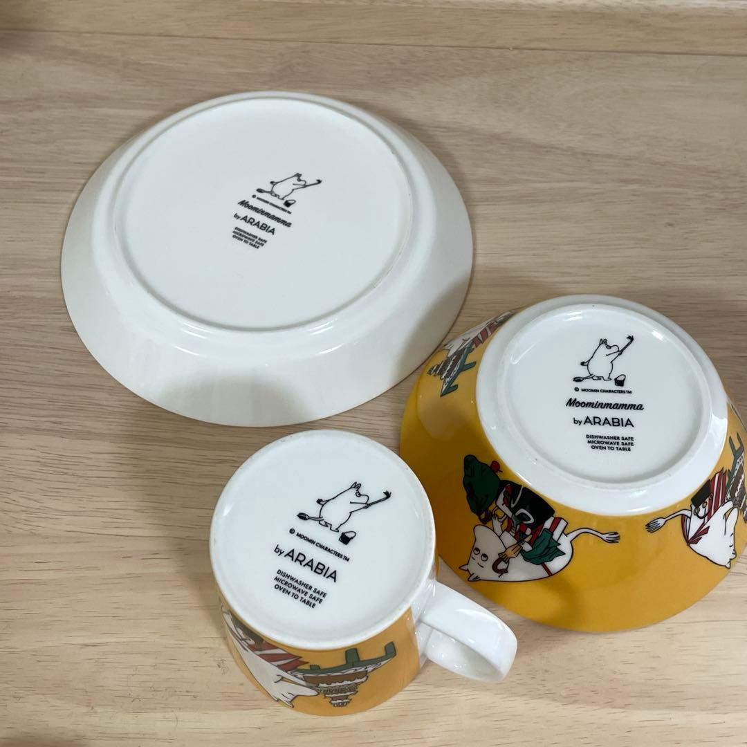 ムーミン ARABIA　ボウル　プレート マグカップ セット