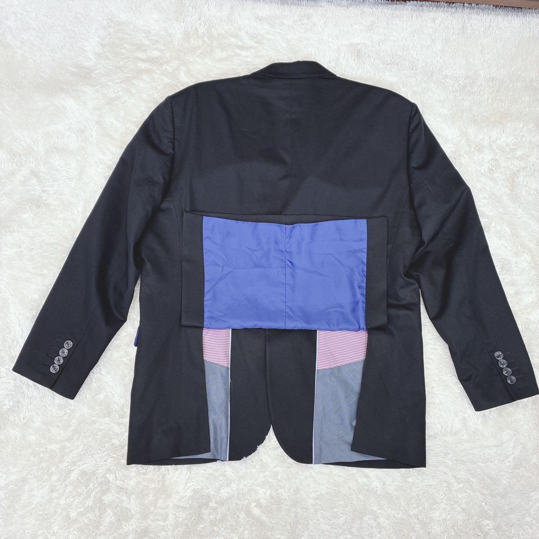 【美品】ZARA MAN ザラマン スーツ セットアップ ブラック 総柄 3L