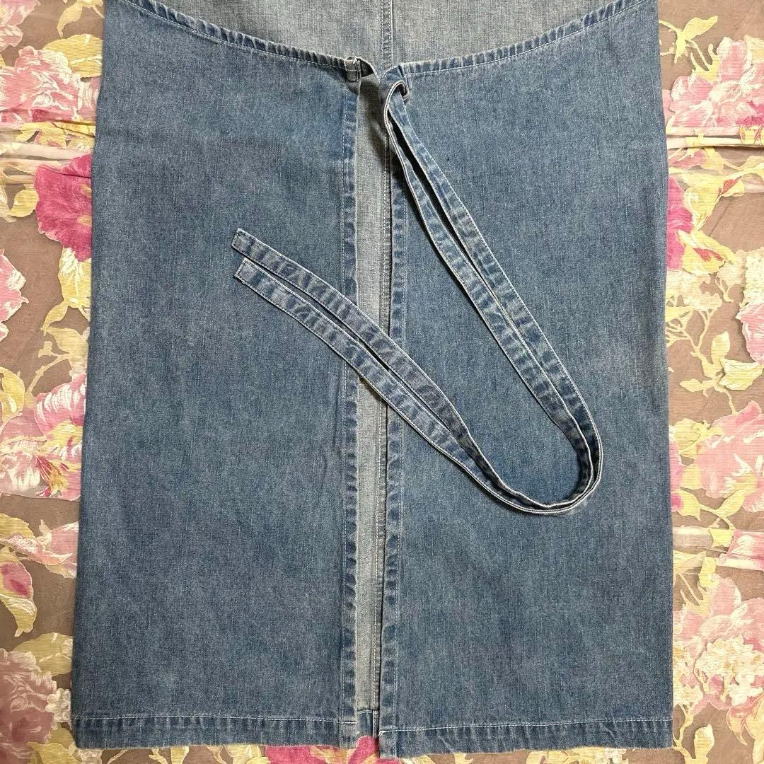 美品 RARPH LAUREN ラルフローレン デニム エプロン