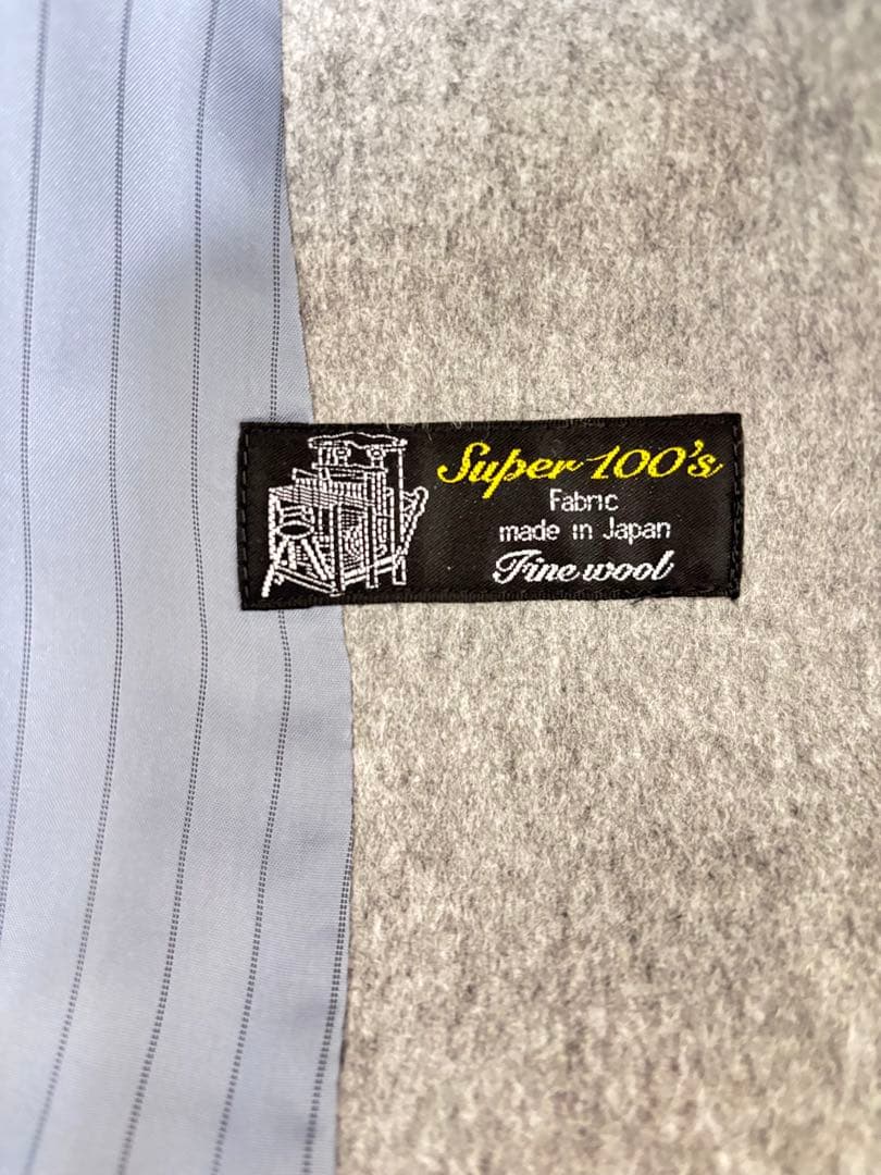 SHIPS グレー チェスターコート 36