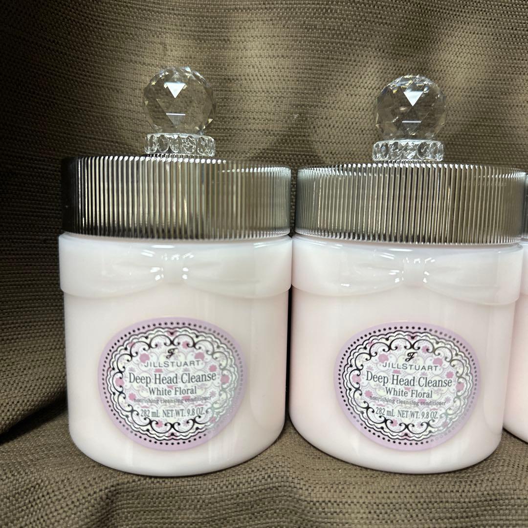 「新品未開封品」ジルスチュアート　ホワイトフローラルディープヘッドクレンズ×4点