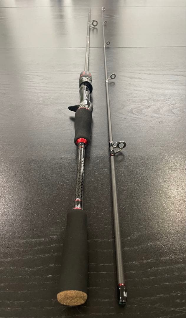 バス釣り2セット・ベイトロッド&リール(右巻)スピニングロッド&リール・ライン付