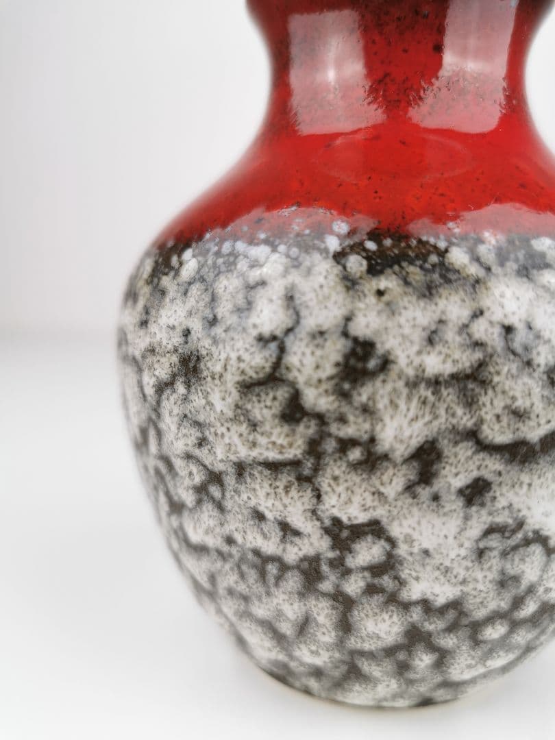 【西ドイツ製 Fatlava】ü Keramik 花瓶 12cm